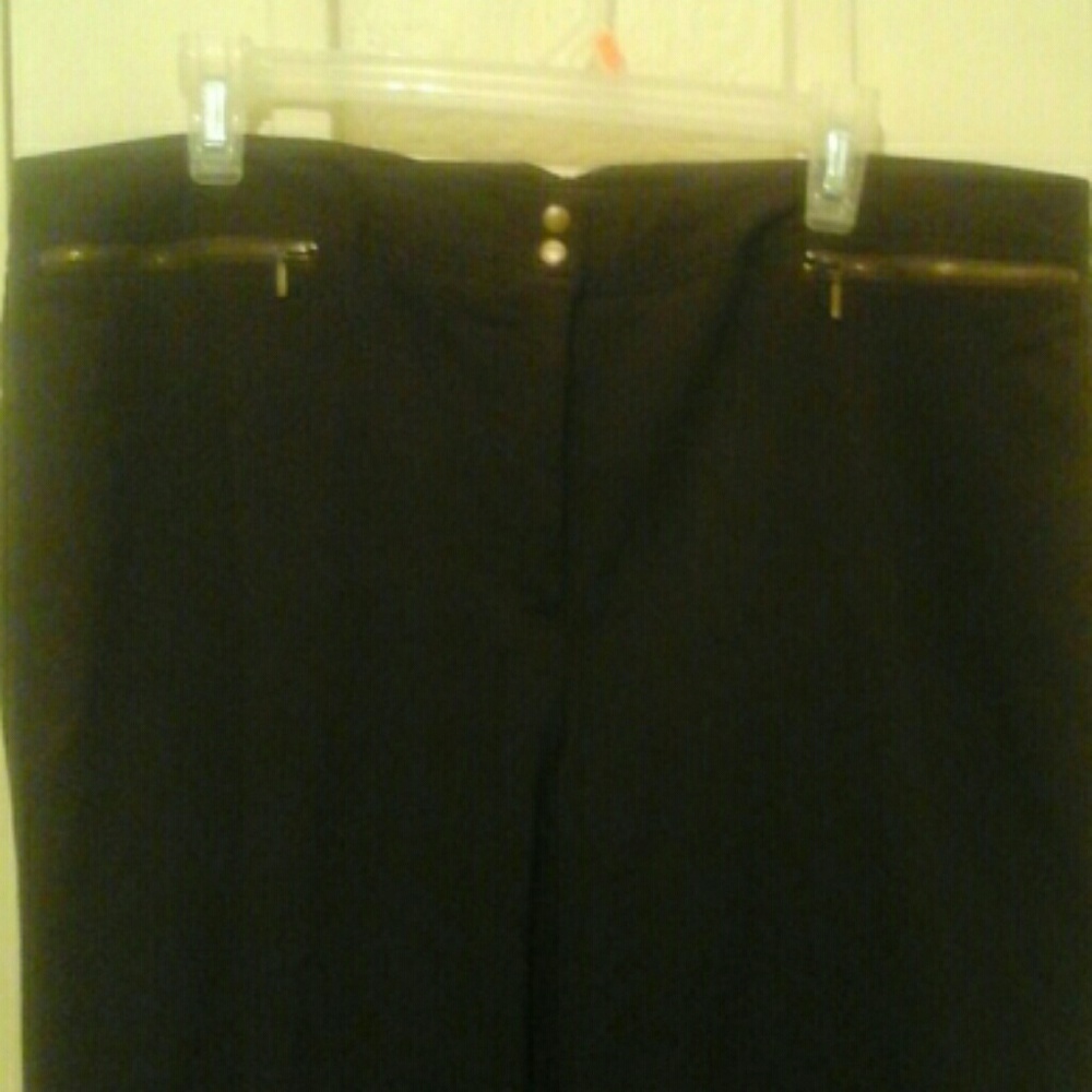 Delia Collection  Pants, Brown, 18W